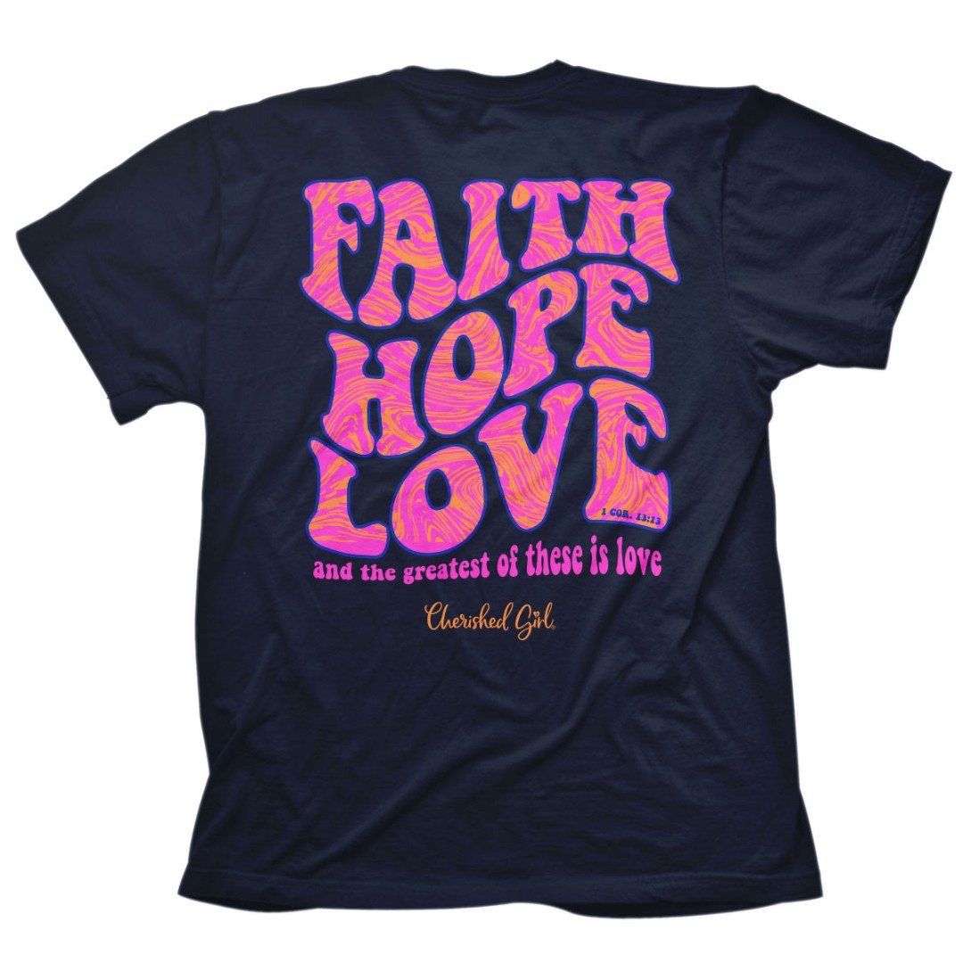 FHL Groovy Cherished Girl T-Shirt Small