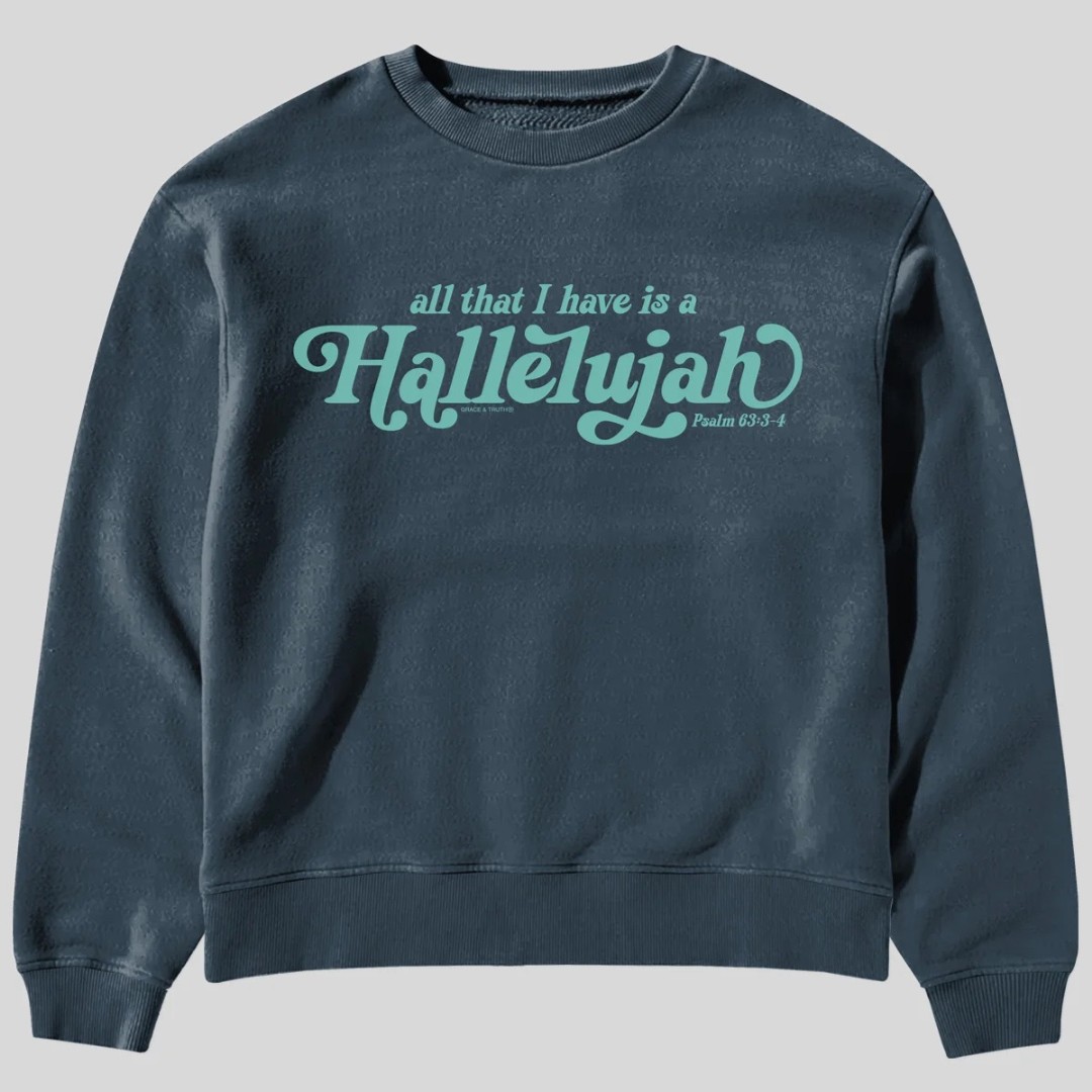 Hallelujah Boxy Crew Fleece Large