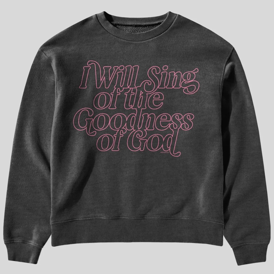 I Will Sing Boxy Crew Fleece XL