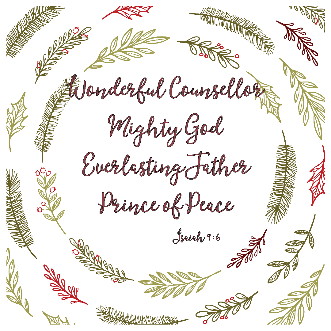 Wonderful Counsellor Christmas Cards (pack of 10)
