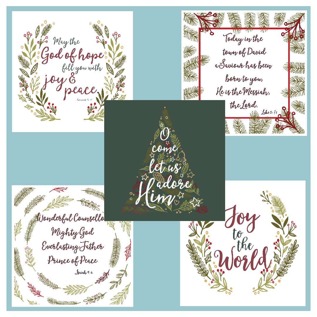 Traditional Mixed Christmas Cards (pack of 10)