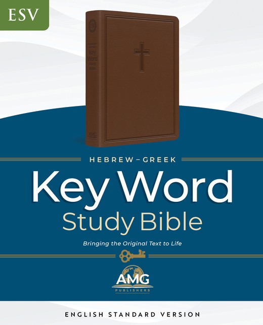 ESV Hebrew-Greek Key Word Study Bible, Leather, Indexed