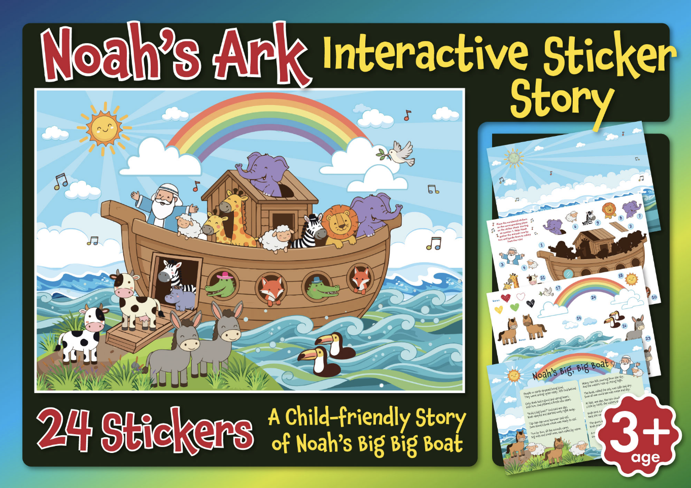 Noah’s Ark Activity Sticker Sheet