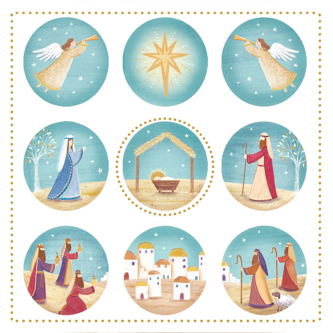 Tearfund - Nativity Circles - (Pack Of 10)