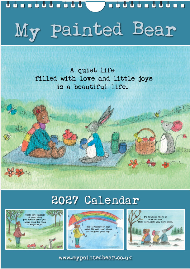 My Painted Bear Annual Wall Calendar 2027