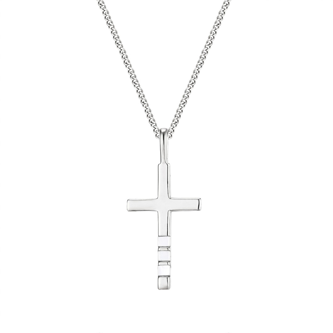 Cross Pendant Inlaid With Mother Of Pearl