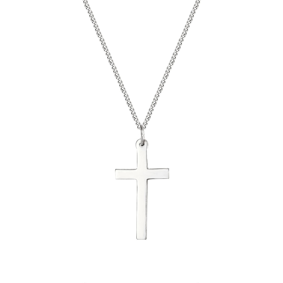 Small Plain Cross Pendant