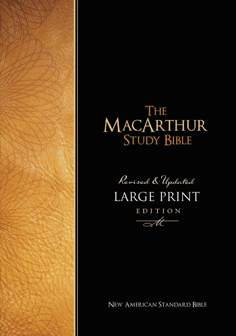 NASB Macarthur Study Bible Large Print Indexed