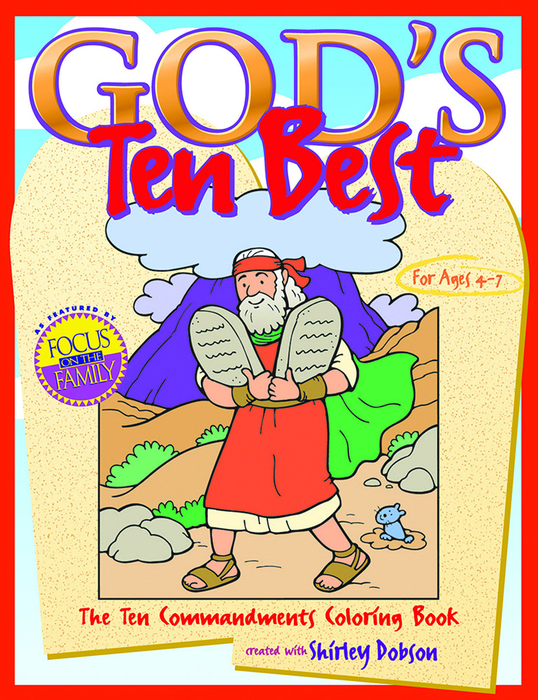 God's Ten Best Colouring Book