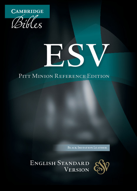 ESV Pitt Minion Reference Edition Black Imitation Leather