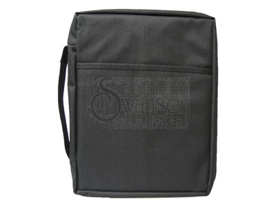 Bible Cover Plain Black Sm