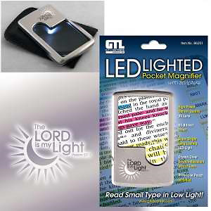 Led Lighted Pocket Magnifier