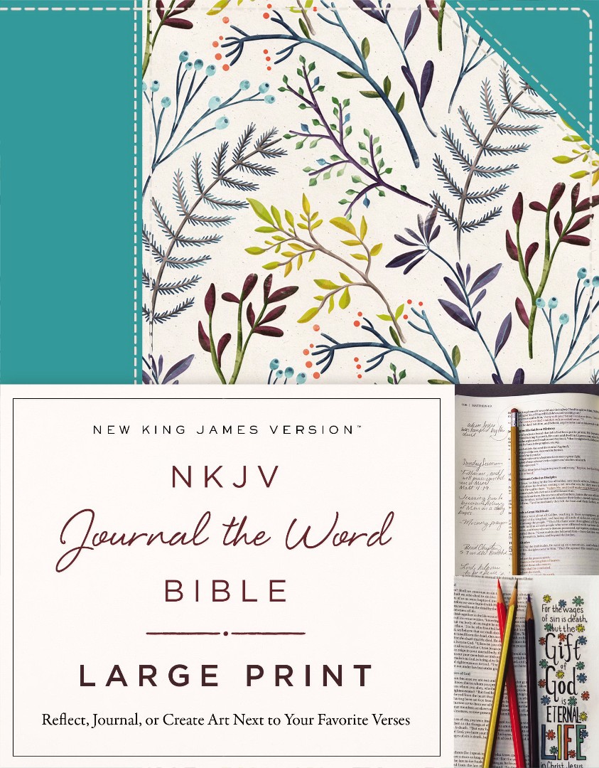 NKJV Journal the Word Bible Large Print HB
