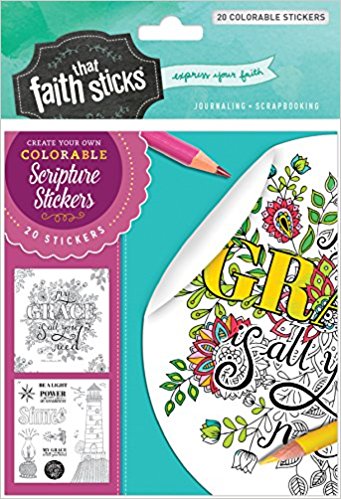 2 Corinthians 12:9 Colorable Stickers