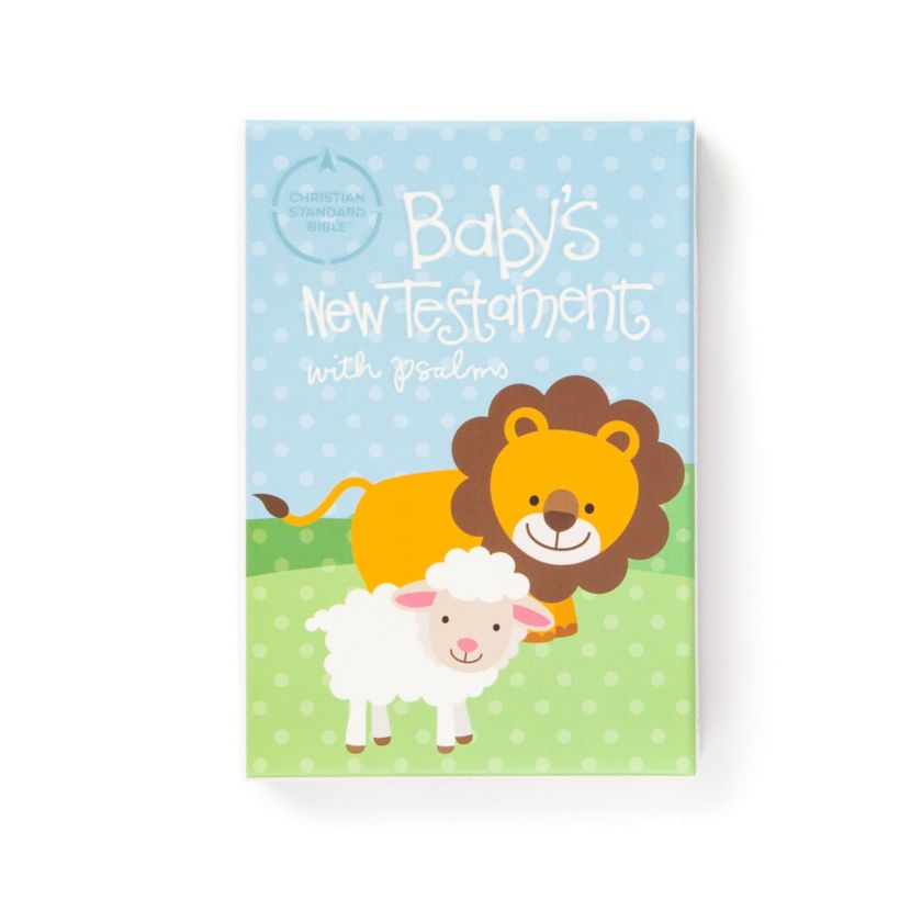 CSB Baby's New Testament with Psalms, White LeatherTouch