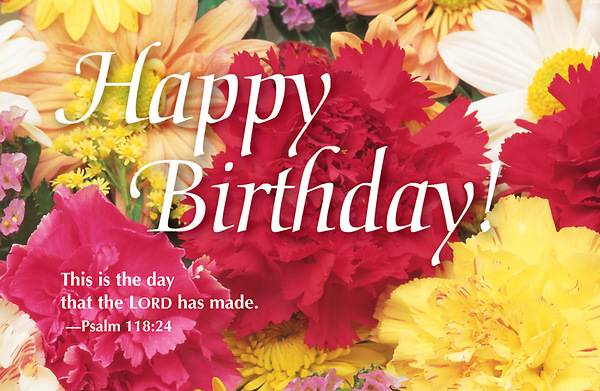Happy Birthday Bouquet Postcard (Pkg of 25)