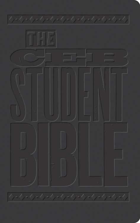 CEB Student Bible Black Decotone