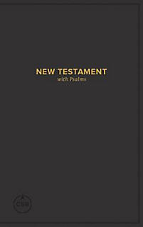 CSB Pocket New Testament with Psalms, Black Trade Paper