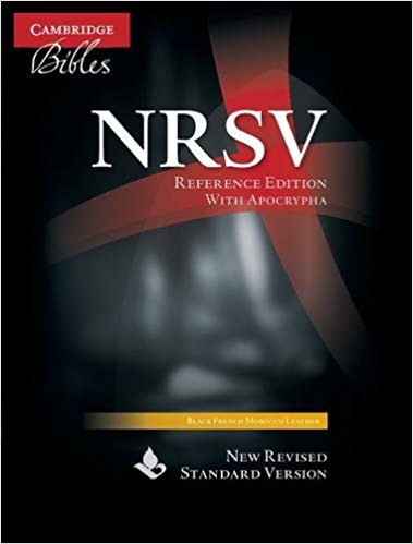 NRSV Reference Bible with Apocrypha, French Morocco Leather