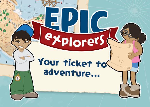 Epic Explorers Invitations (Pack of 50)