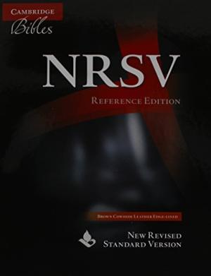 NRSV Reference Bible, Brown Edge-Lined Cowhide Leather, NR56