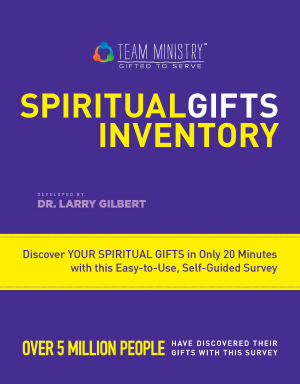 Team Ministry Spiritual Gifts Inventory- Adult