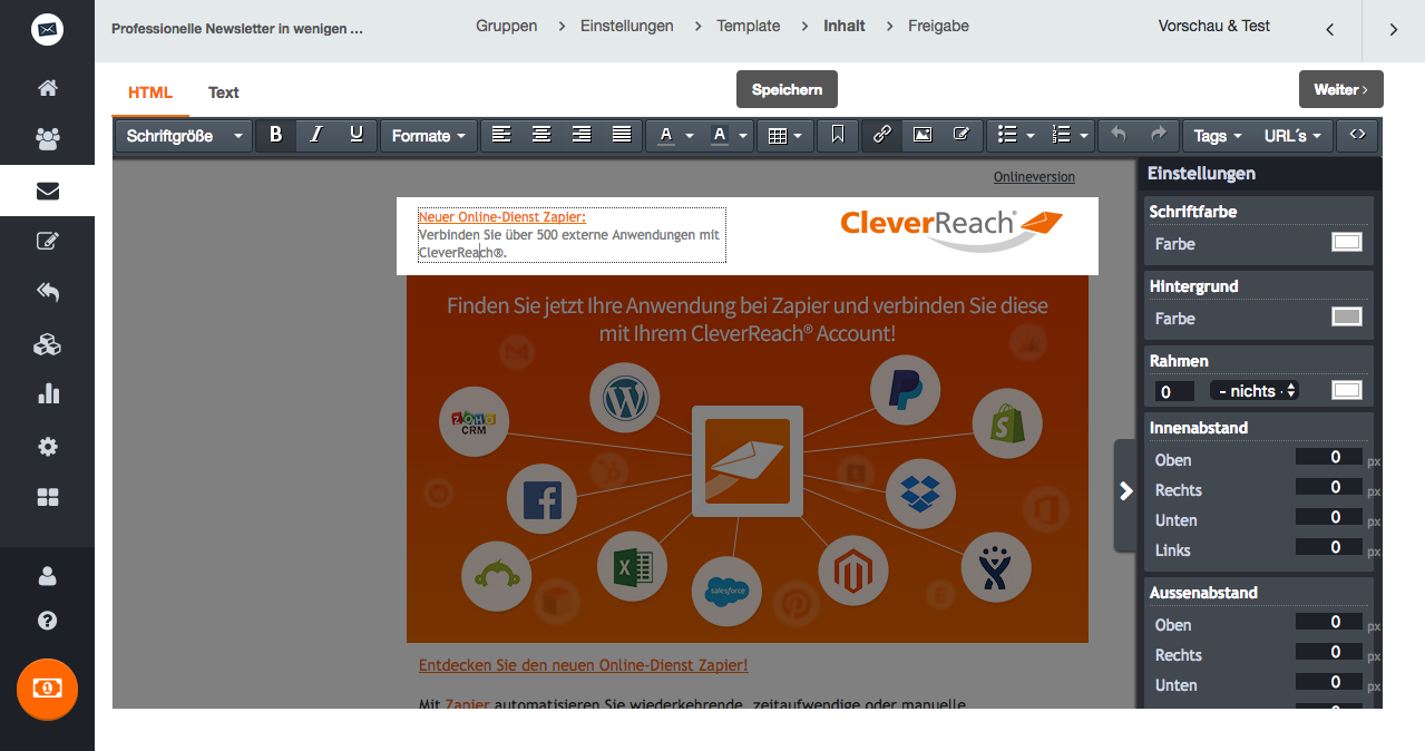 Welche Vorteile habe ich, wenn ich die kostenlosen Templates von CleverReach® nutze?