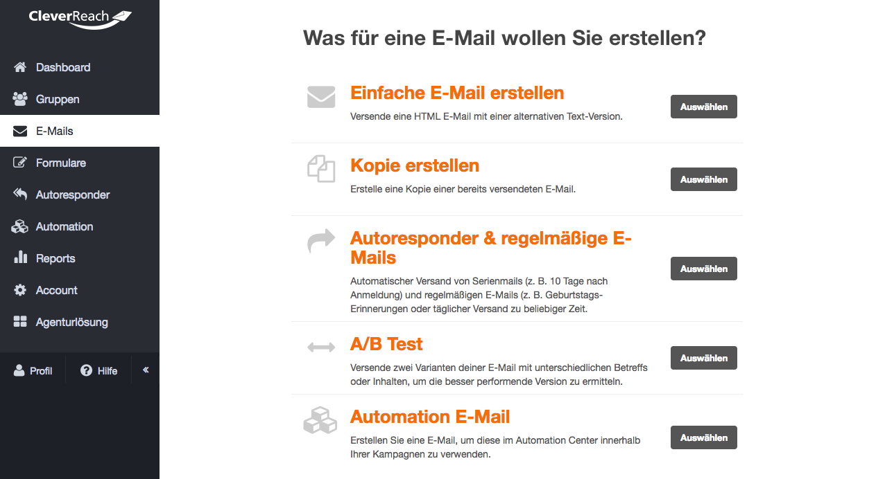 screenshot: Das macht den CleverReach® Newsletter Editor so besonders unkompliziert
