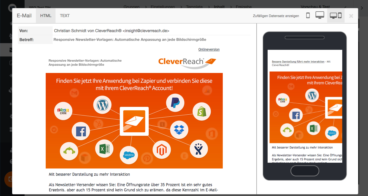 screenshot: Mit besserer Darstellung zu mehr Interaktion