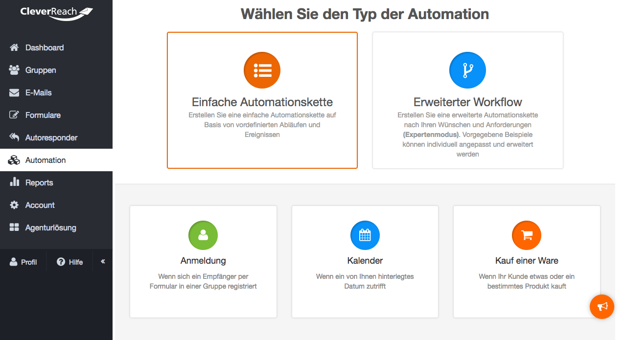 Einmal festlegen und den automatischen Versand entspannt ablaufen lassen