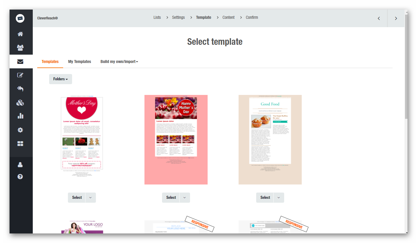 Our easy-to-handle drag and drop editor helps you tailor every template to your needs