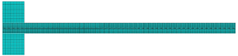 The finite element model.