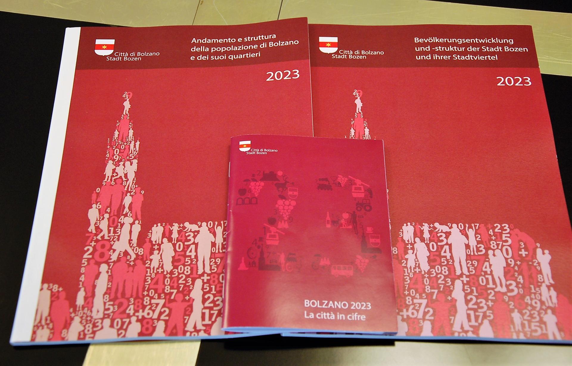 Bevölkerungsentwicklung und „Bozen 2023 Die Stadt in Zahlen