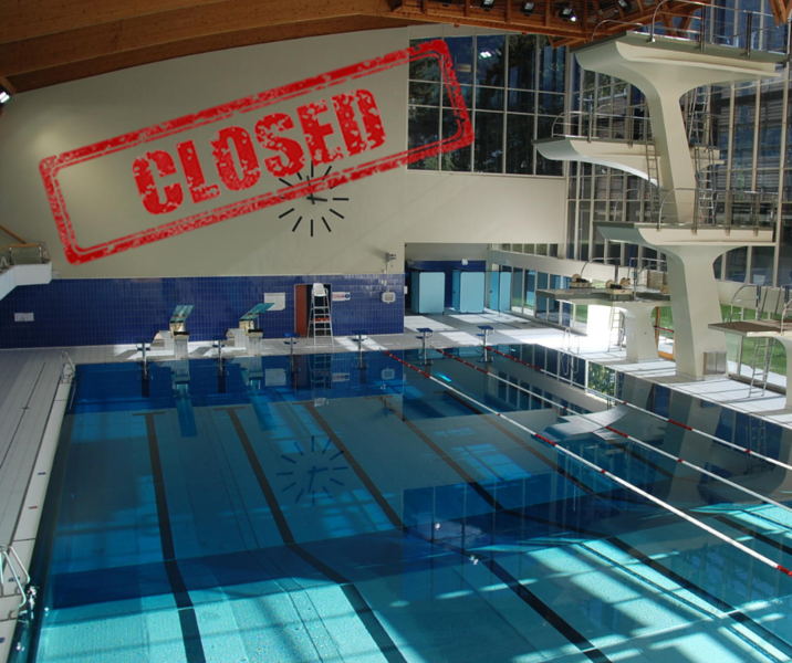 Schließung des Hallenbades "K. Dibiasi" von Donnerstag, 2. Mai bis einschließlich Sonntag, 5. Mai 2024