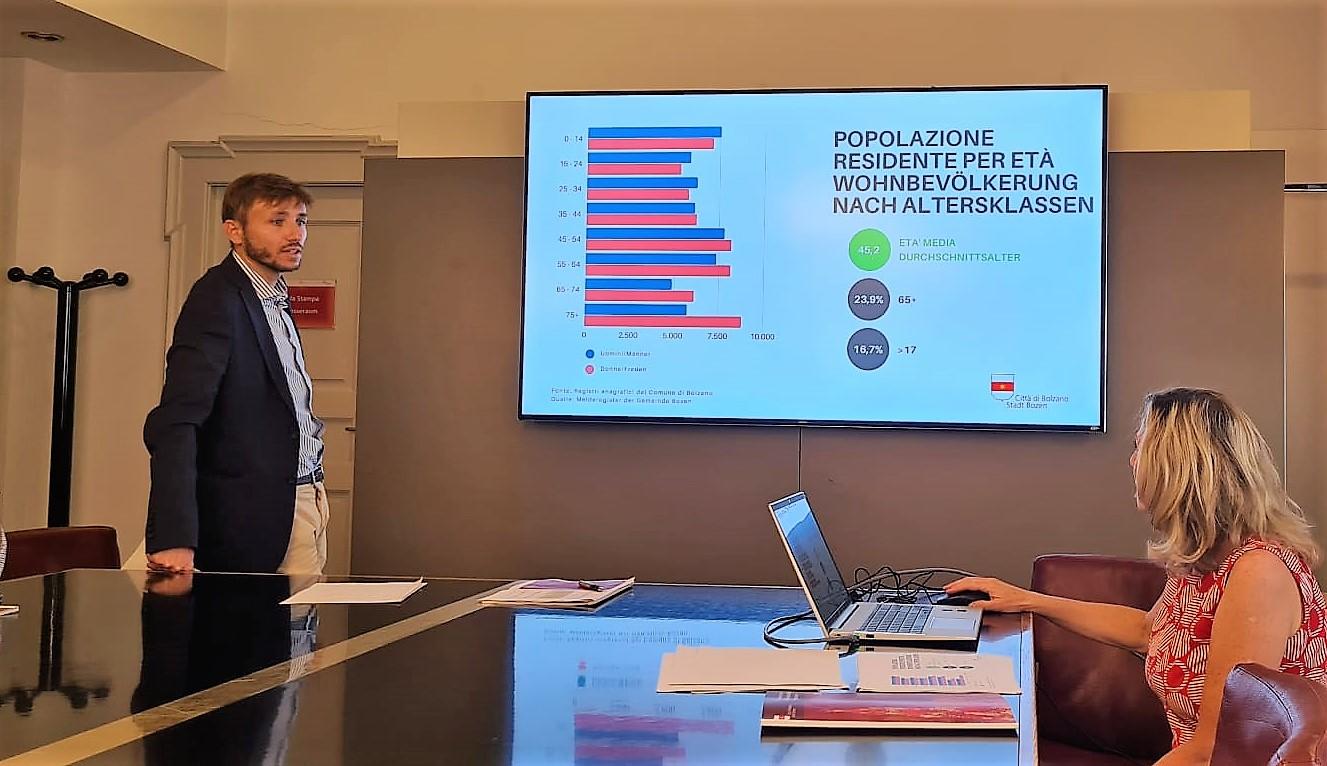 Bevölkerungsentwicklung und „Bozen 2023 Die Stadt in Zahlen