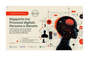 Rapporto tra Processi digitali, Persone e Genere - invito ad evento