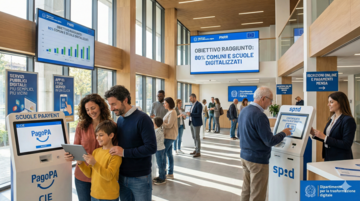 PNRR, centrato l'obiettivo  europeo: servizi digitali più semplici per l’80% di Comuni e Scuole