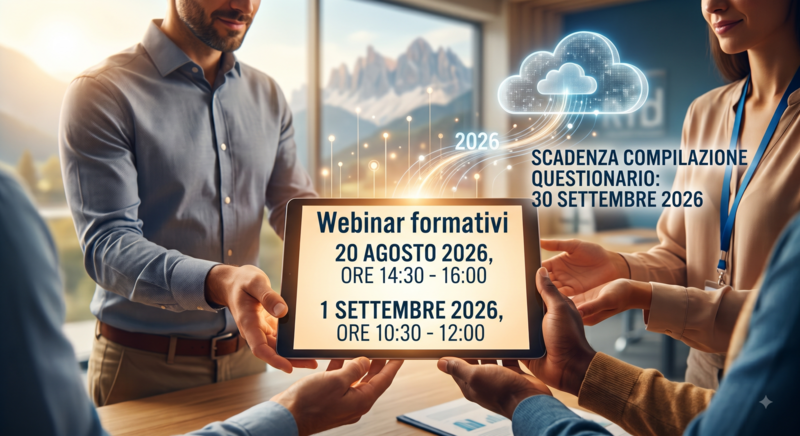 Censimento del patrimonio ICT della PA: invito al webinar formativo per gli Enti Locali trentini
