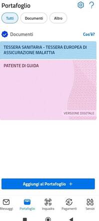 Patente, Tessera Sanitaria e Carta Europea della Disabilità da oggi sul portafoglio digitale Patente, Tessera Sanitaria e Carta Europea della Disabilità da oggi sul portafoglio digitale