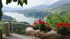 Vista del lago di S.Giustina