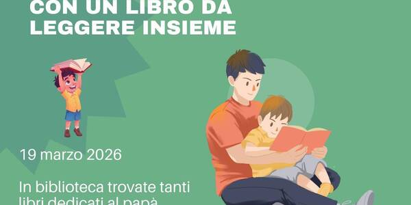 Immagine decorativa per il contenuto Festa del papà - Leggiamo insieme a papà 