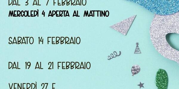 Immagine decorativa per il contenuto Chiusure febbraio 2026