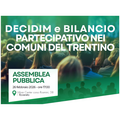Immagine decorativa per il contenuto Assemblea pubblica "Decidim e Bilancio partecipativo nei Comuni del Trentino"