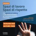 Immagine decorativa per il contenuto Seminario "Spazi di lavoro Spazi di rispetto"