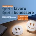 Immagine decorativa per il contenuto Spazi di lavoro, Spazi di benessere.