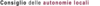 Logo del Consiglio delle Autonomie Locali