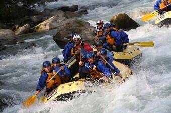 Rafting sul fiume Chiese