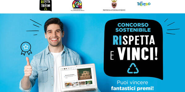 Immagine decorativa per il contenuto “Rispetta e Vinci”, il concorso di APPA per la gestione sostenibile dei rifiuti.