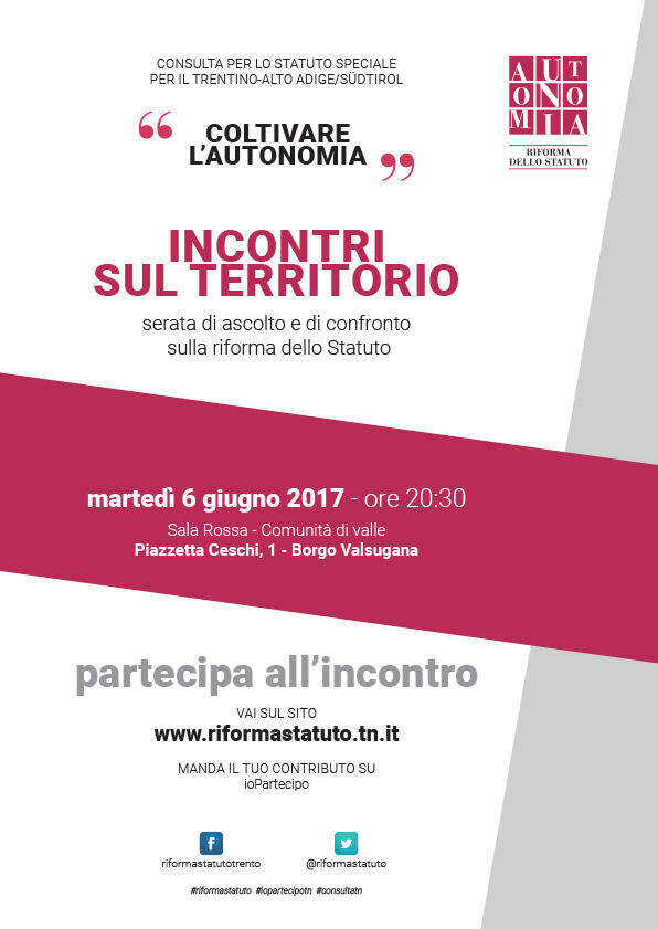 La riforma dello Statuto. Coltivare l'Autonomia
