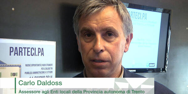 Immagine decorativa per il contenuto Carlo Daldoss: innovazione dei servizi e partecipazione civica